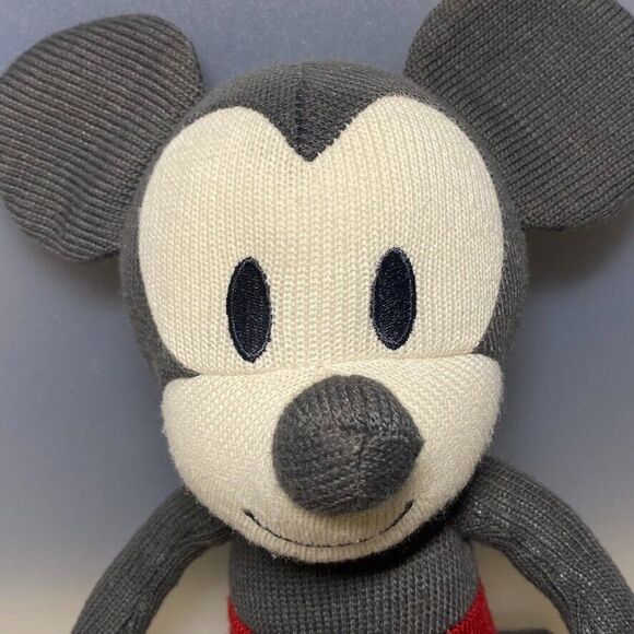 Disney Sweetheart Mickey & Minnie Mouse Collectible Sock Stuffed Animal Plush - Picture 12 of 15